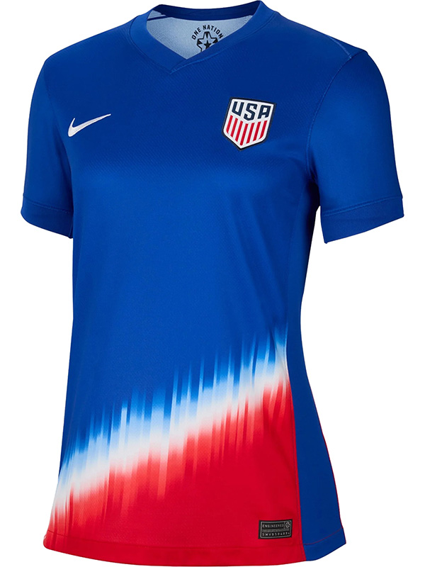 USA maillot de football extérieur pour femme kit de football pour femme deuxième tenue de sport uniforme de football haut chemise de sport 2024-2025